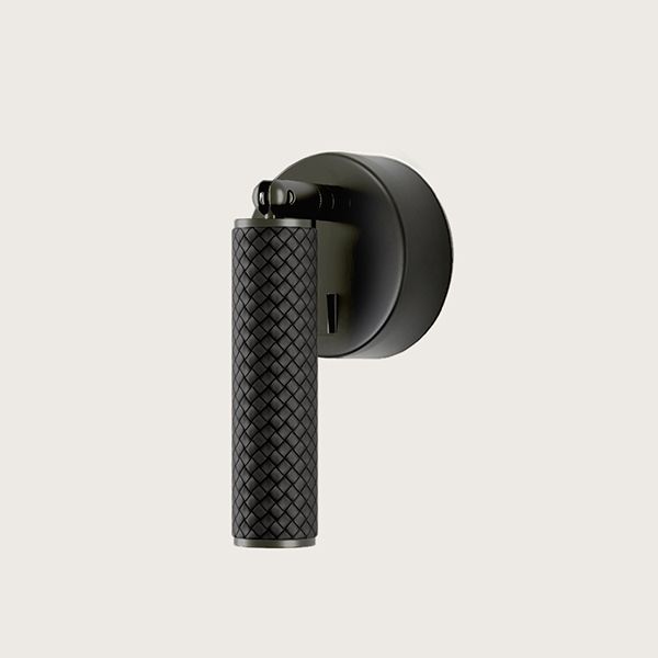 Бра Coco A1342 черный металл/черная кожа