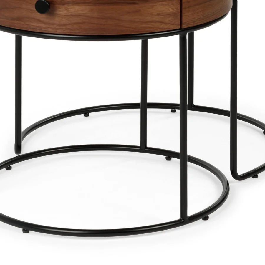 Набор кофейных столов Double Round диаметр 52/45