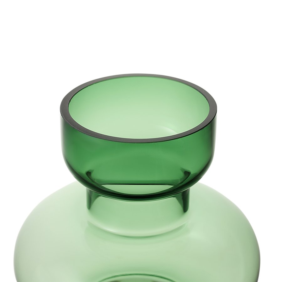 Ваза florum, 25 см, изумрудная