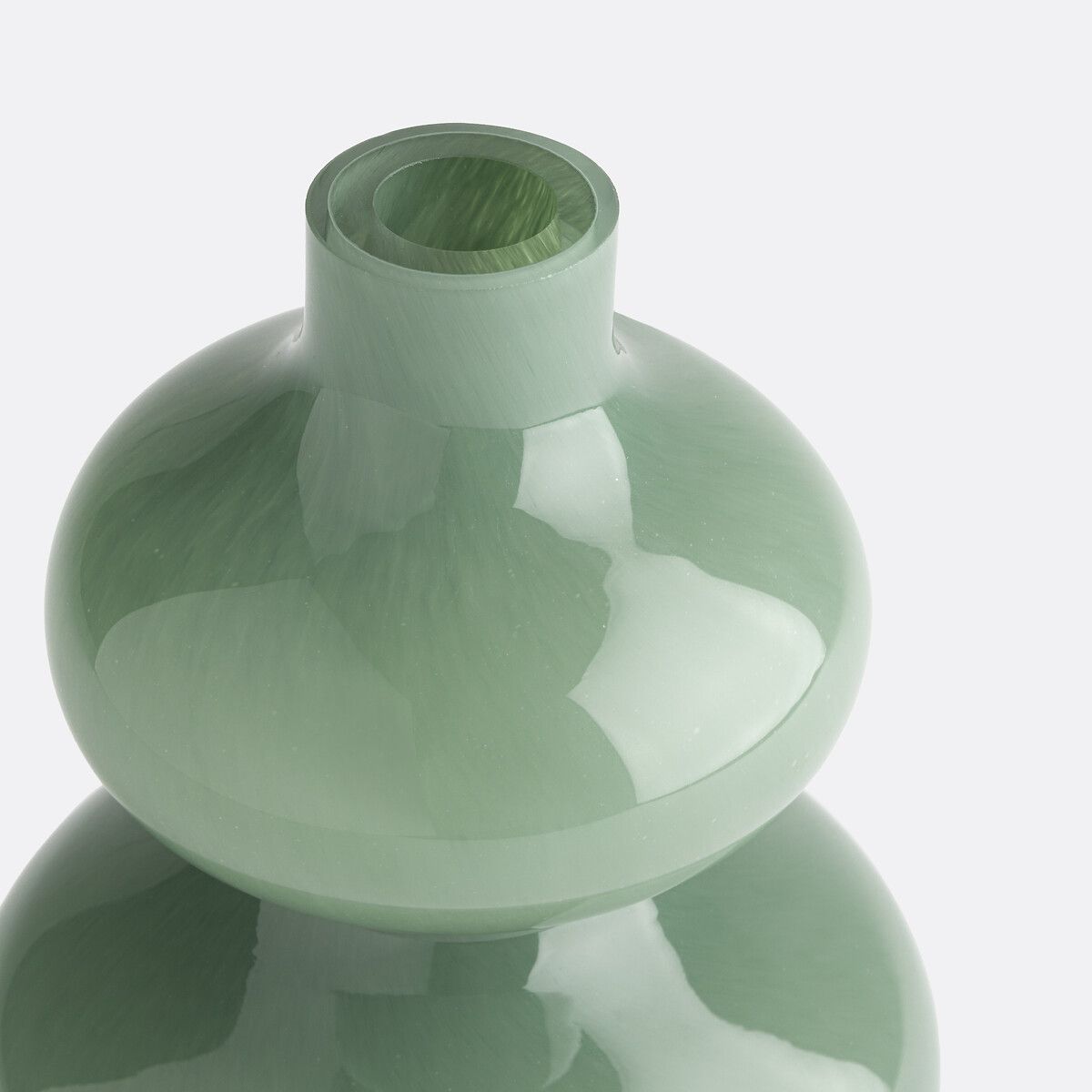 Ваза из стекла В18 см Olia единый размер зеленый