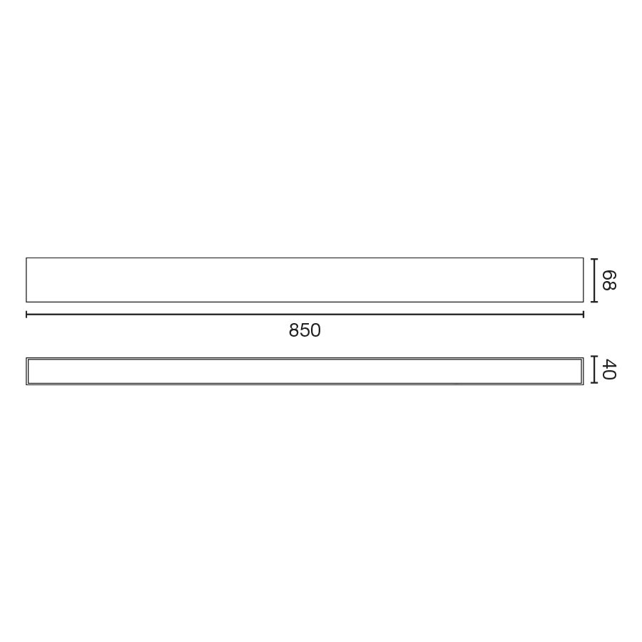 Светильник Via EVO белый 850 20W 3000K PRISM. DALI
