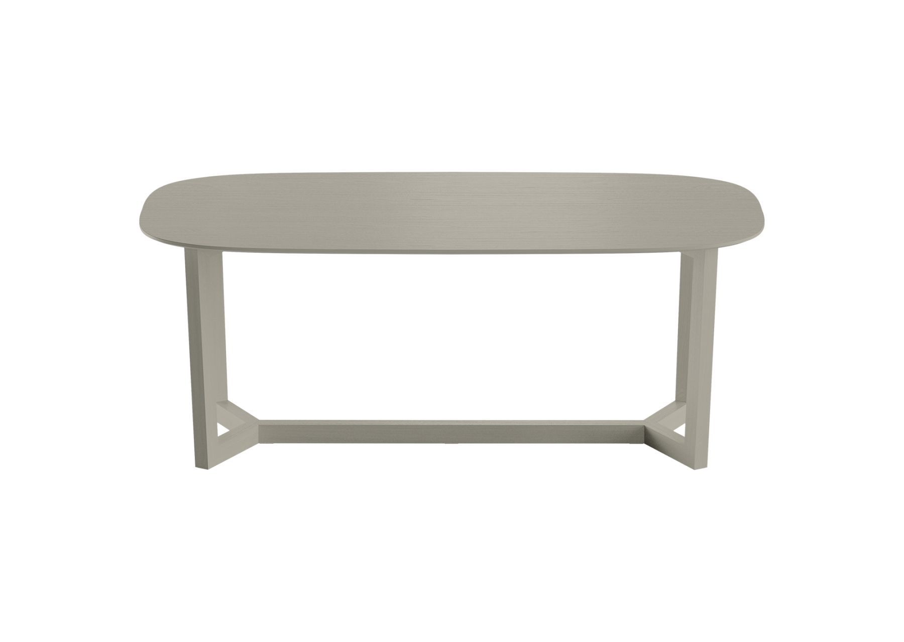 Стол обеденный Cross 2 200*95 см (серо-бежевый)