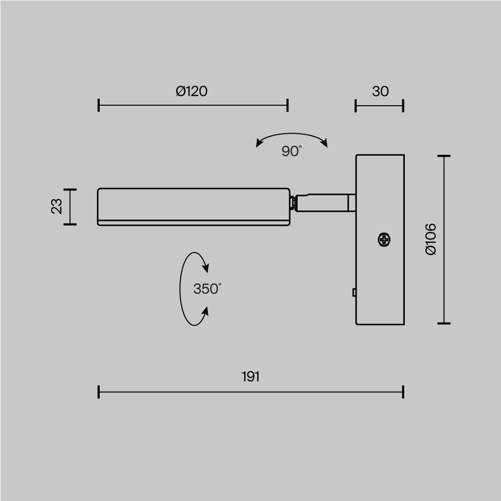 Настенный светильник (бра) Fad MOD070WL-L8W3K