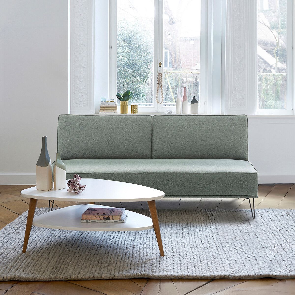 Банкетка-трансформер Vees 3 мест. зеленый