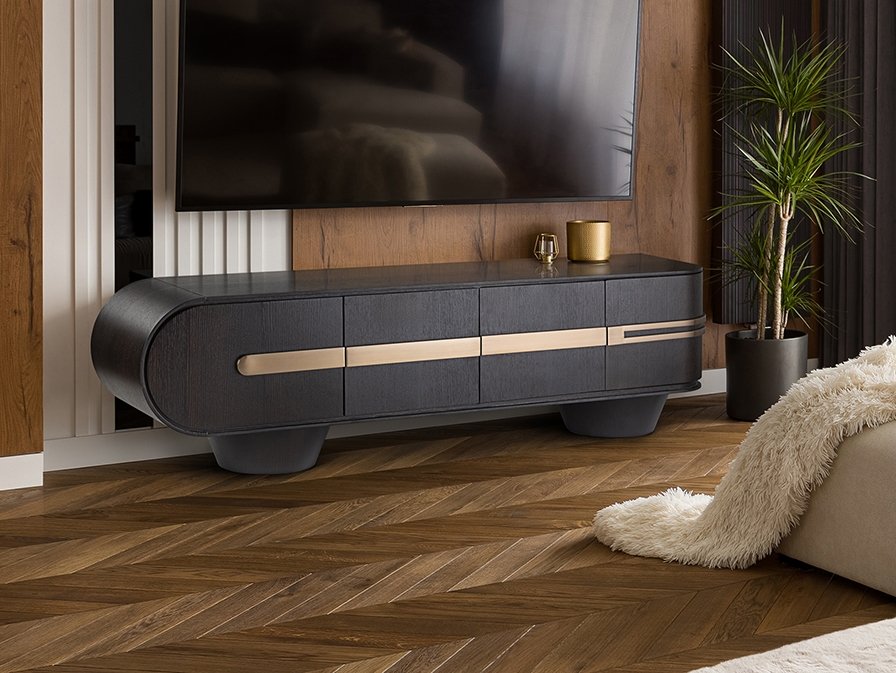 Luca Тумба под ТВ темный дуб