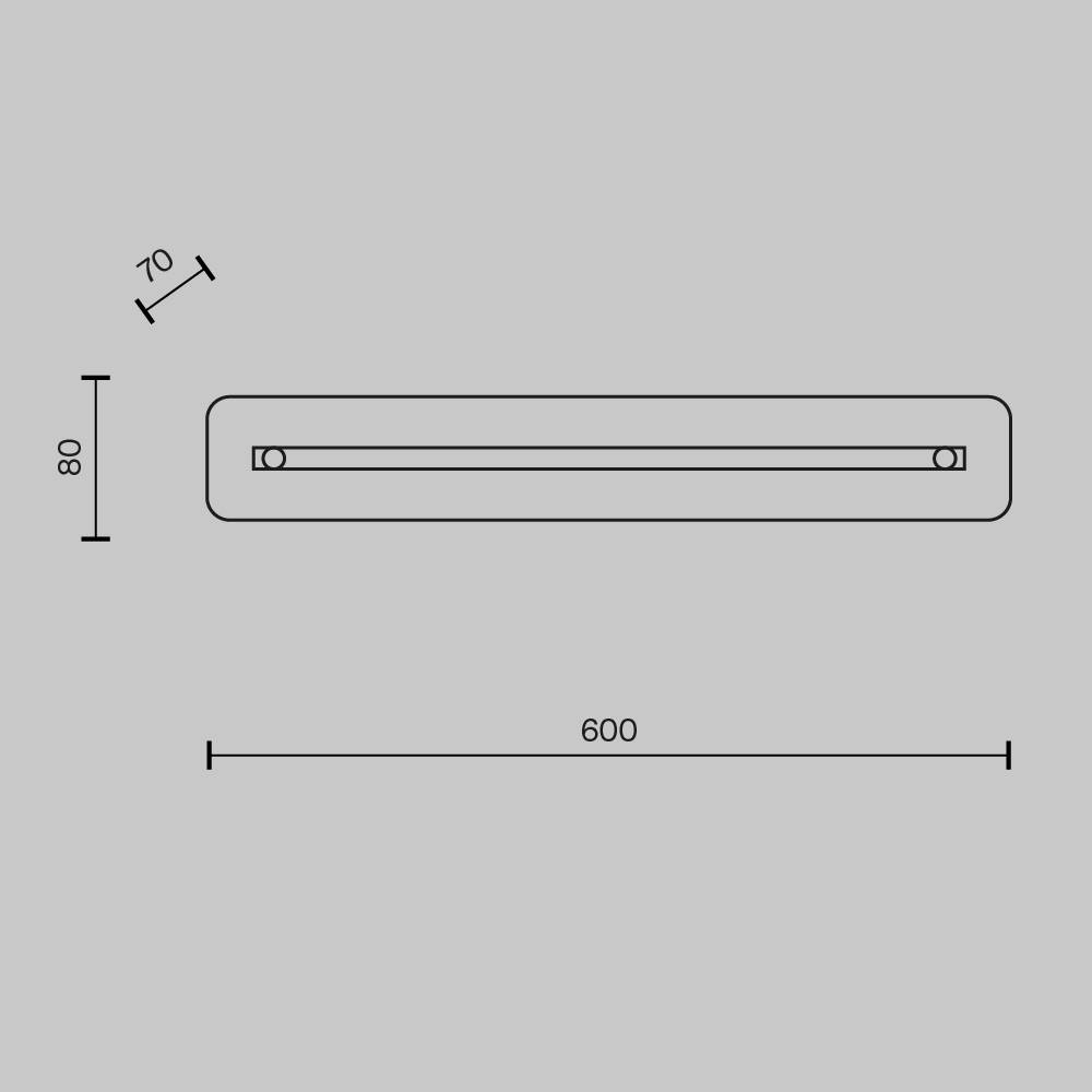 Настенный светильник (бра) Maya P091WL-L13CH3K