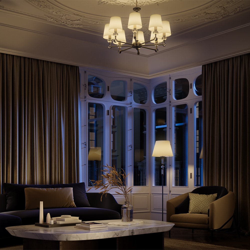 Люстра Riverside MOD018PL-08CH