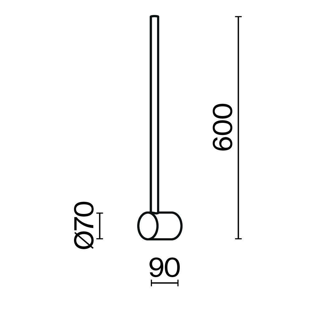 Настенный светильник (бра) Light stick MOD237WL-L6B3K