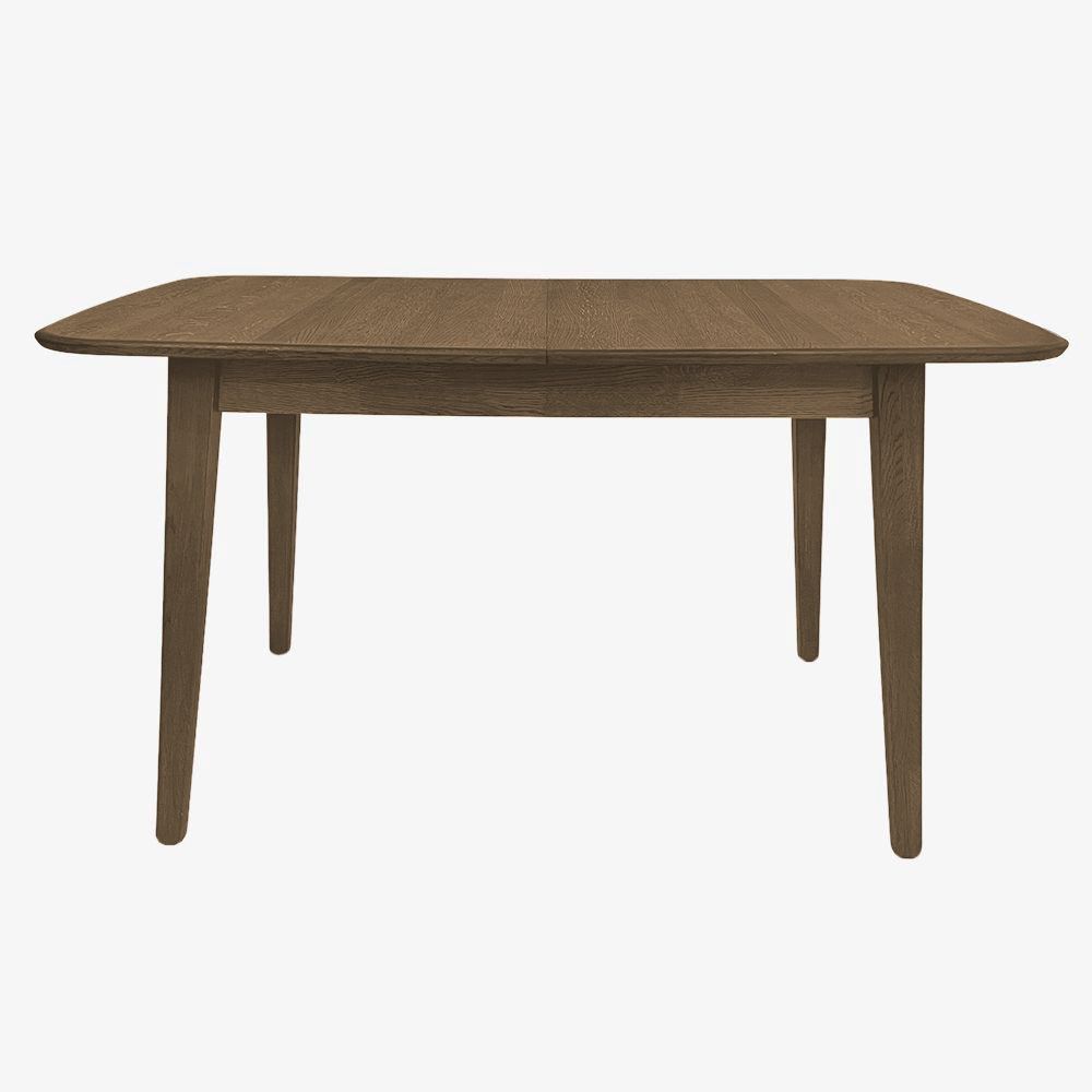 Стол Стокгольм прямоугольный раскладной 140-175*90 см массив дуба тон терра