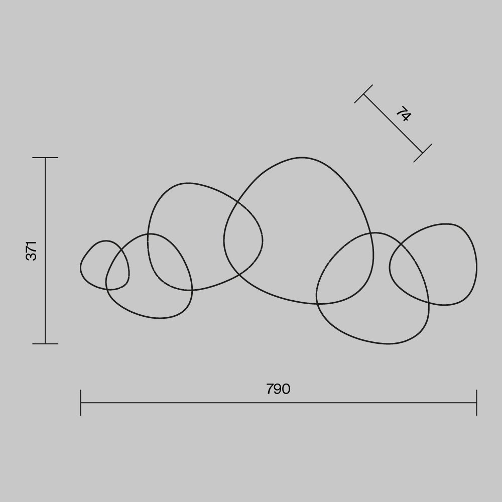 Настенный светильник (бра) Jack-stone MOD314WL-L13G3K