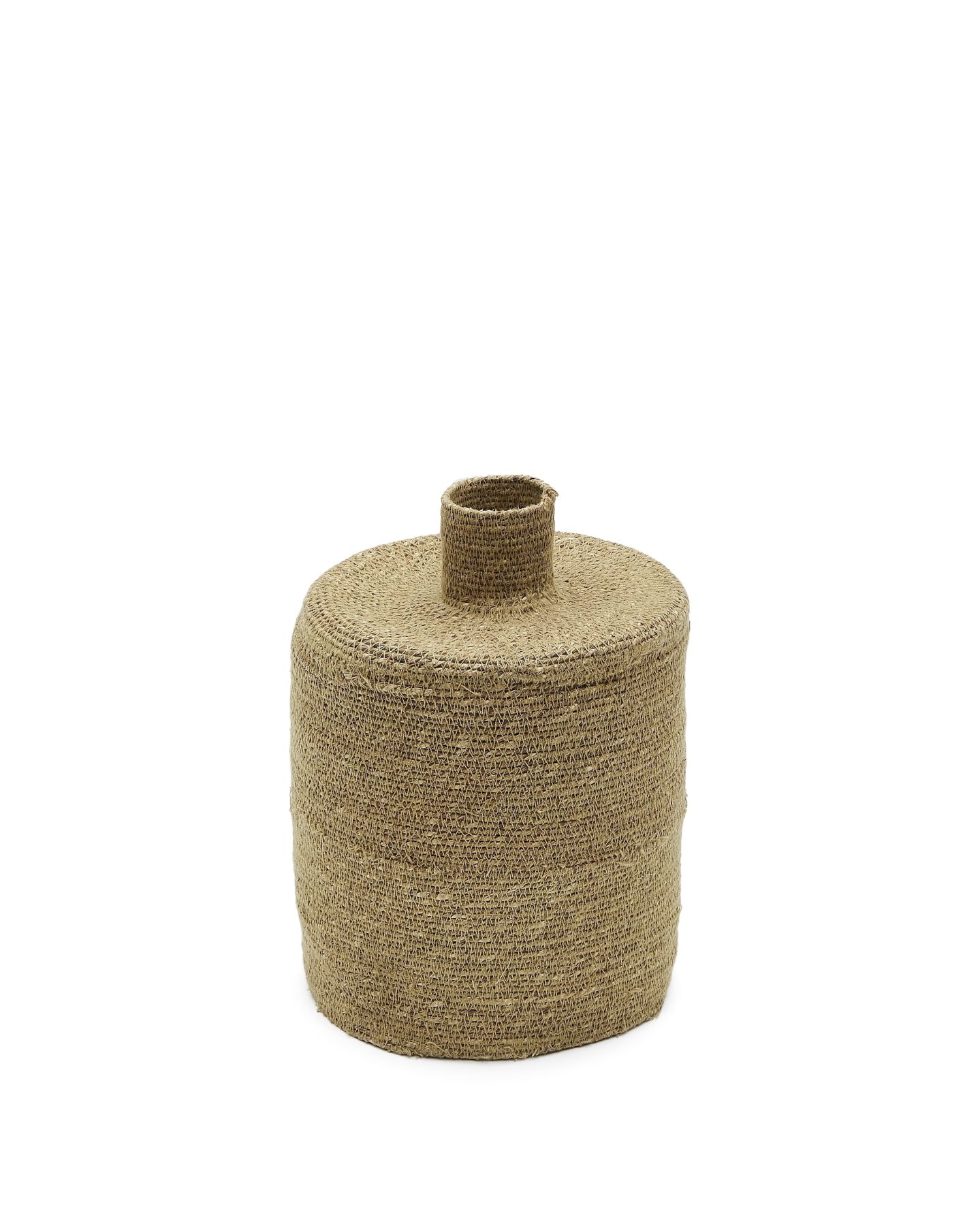 Ваза Salinas из натуральных волокон с натуральной отделкой 30 см