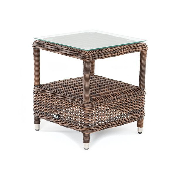 &quot;Форио&quot; столик кофейный из искусственного ротанга, цвет коричневый