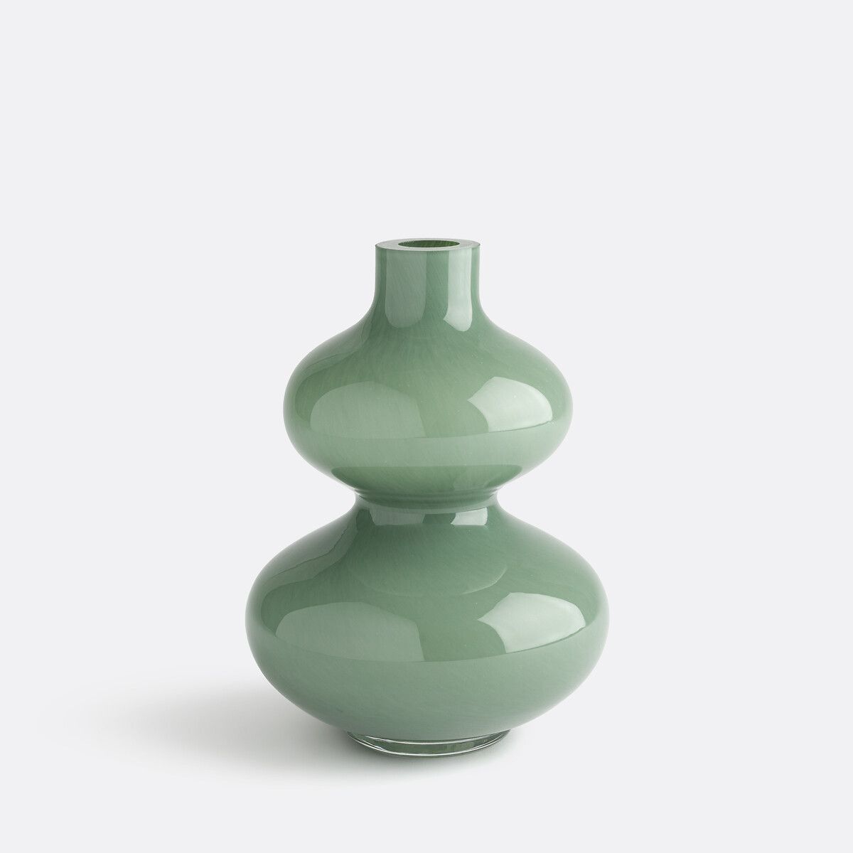 Ваза из стекла В18 см Olia единый размер зеленый