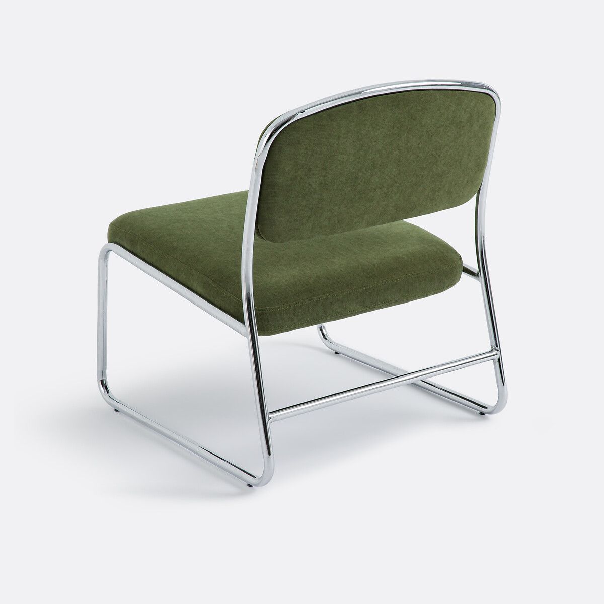 Кресло из хрома и ткани Celestina единый размер зеленый