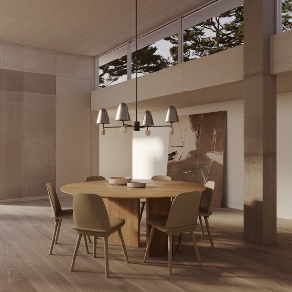 Люстра Stor 5L отделка травертин