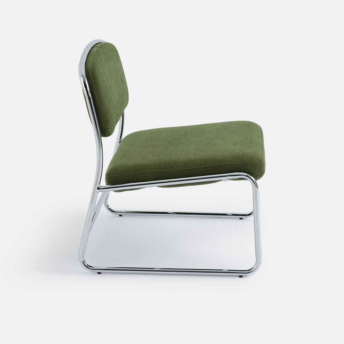 Кресло из хрома и ткани Celestina единый размер зеленый