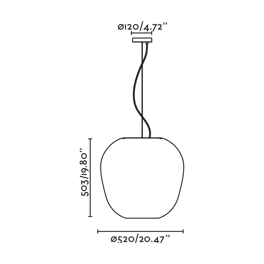 TIERRA Подвесной светильник 520