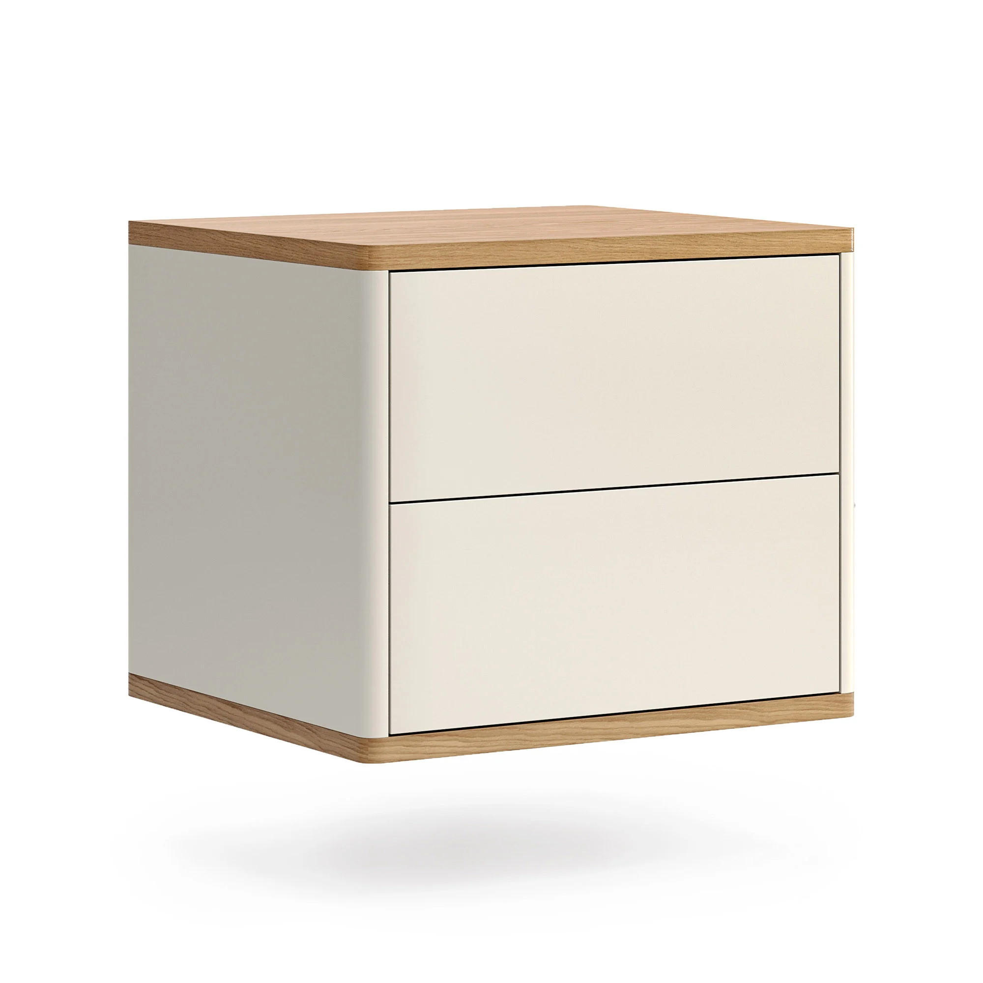 Прикроватная тумба подвесная Code VR4G слоновая кость RAL 9001