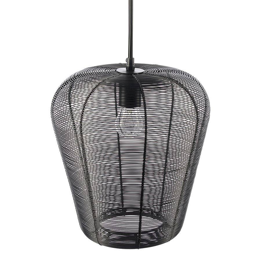 Светильник подвесной vinger, D28х30 см, черный