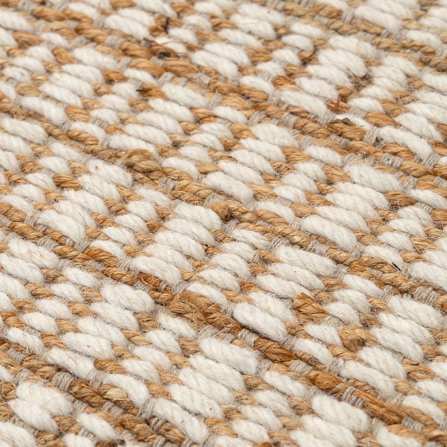 Ковер из джута и шерсти mahanadi из коллекции ethnic, 70x160 см