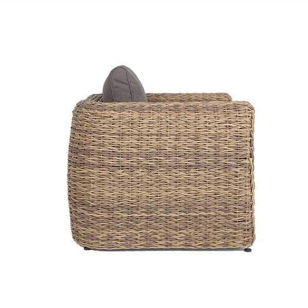 &quot;Кальяри&quot; кресло из искусственного ротанга (гиацинт), цвет соломенный