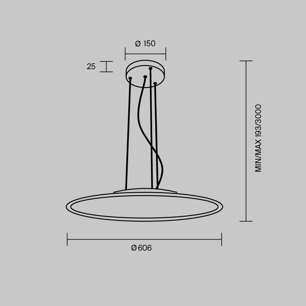 Подвесной светильник Industria MOD471PL-L57BK