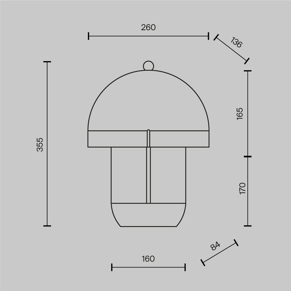 Настольный светильник Hope MOD479TL-L14W3K1