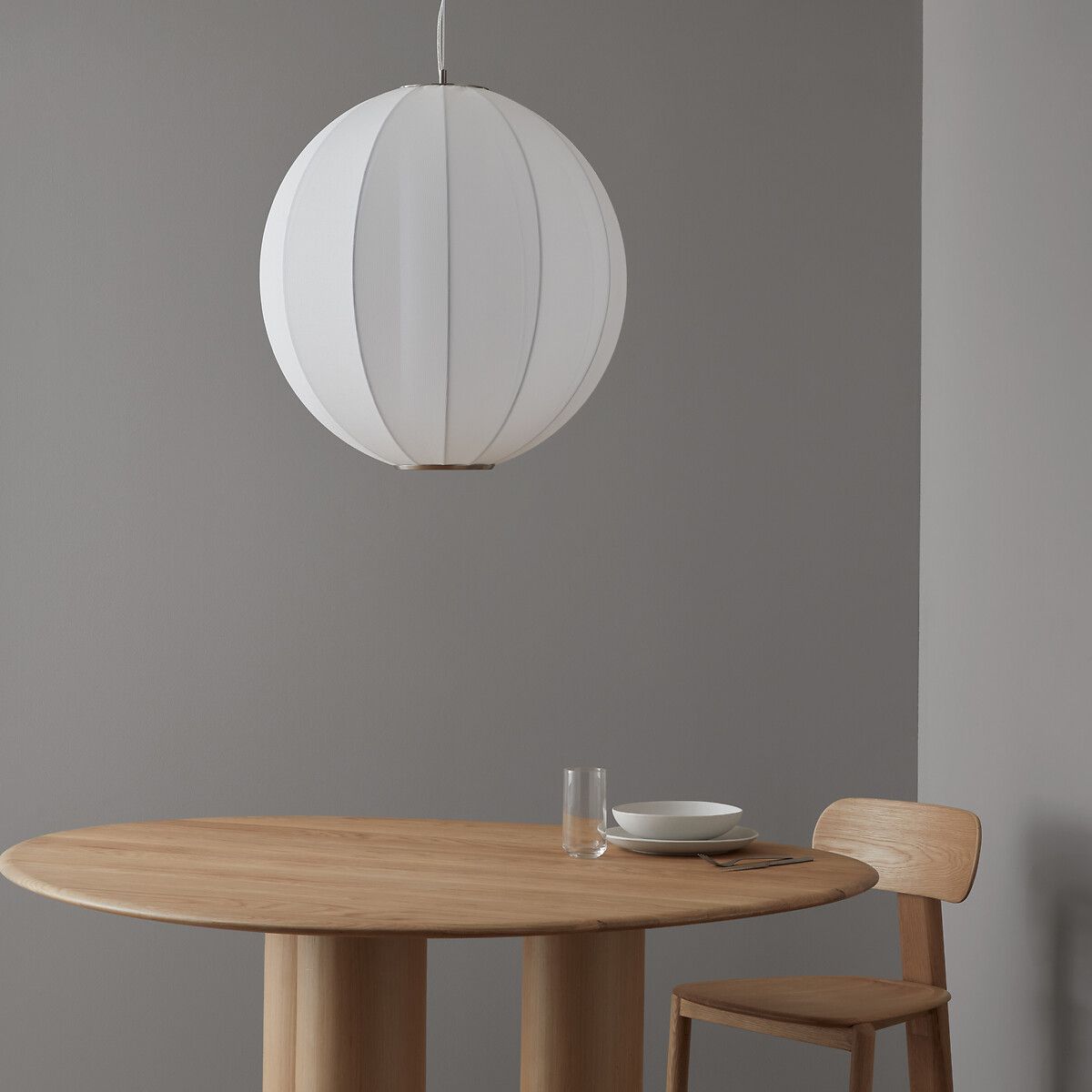 Светильник круглый с фонариком из трикотажа Satchi единый размер серый