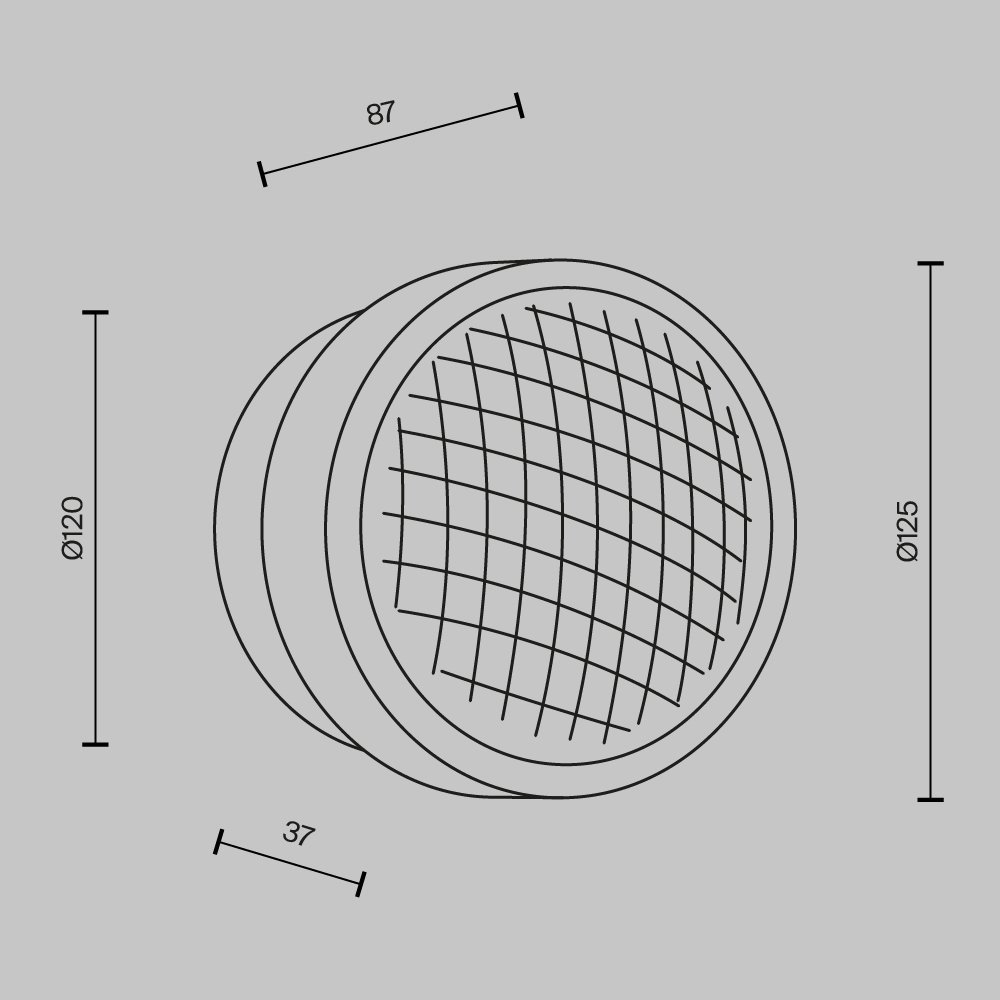 Настенный светильник (бра) Olo MOD493WL-L6PTK