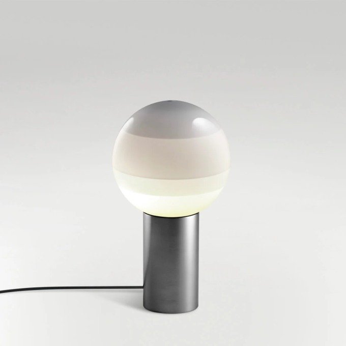 Настольный светильник Dipping Light белый-графитовый