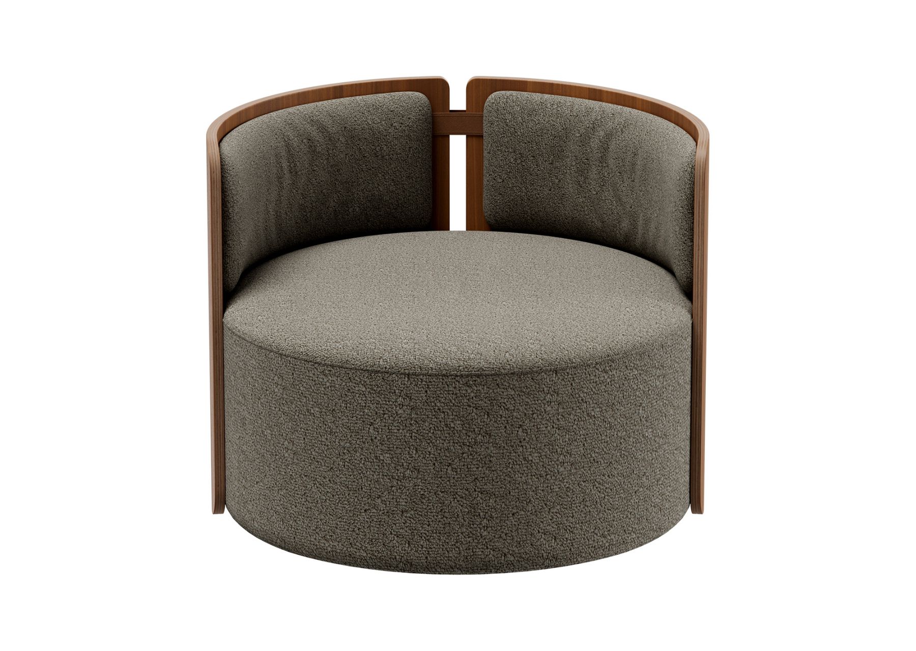 Кресло крутящееся Lagom 800 (капучино, орех)