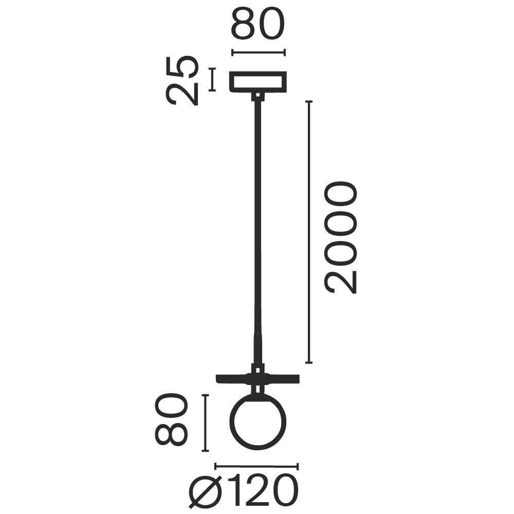 Подвесной светильник Cave FR5631PL-01BS