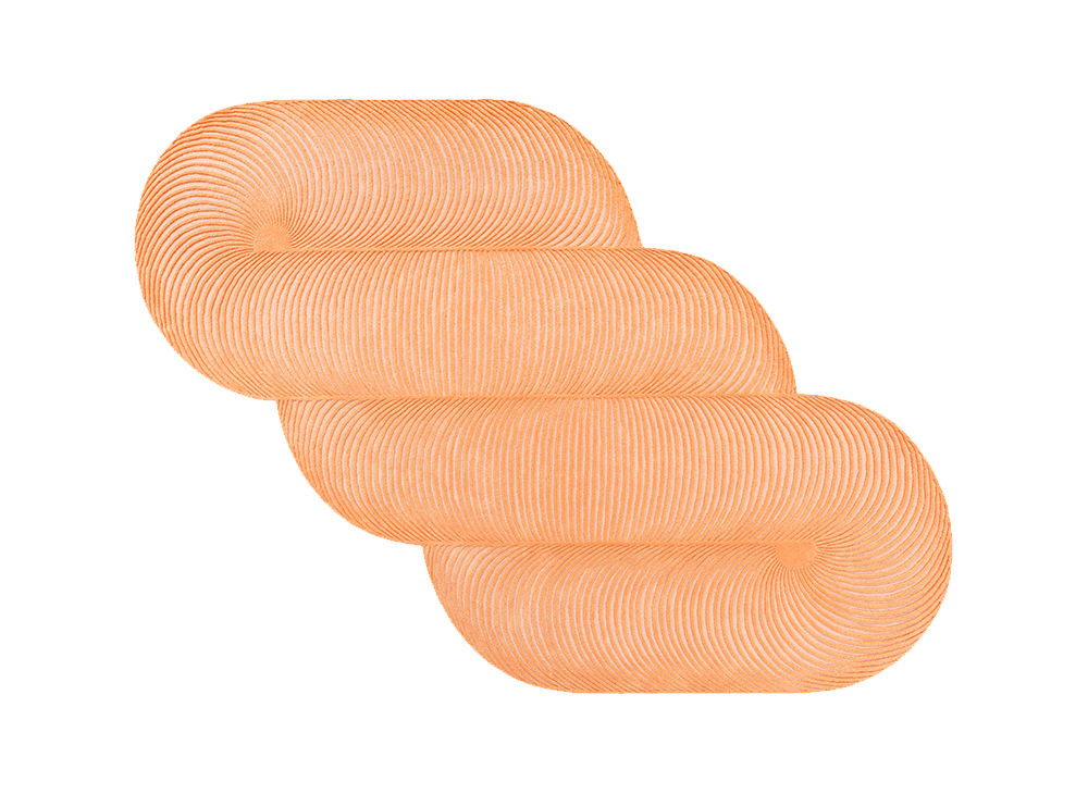 Ковер GIRO персиковый 264 x 363