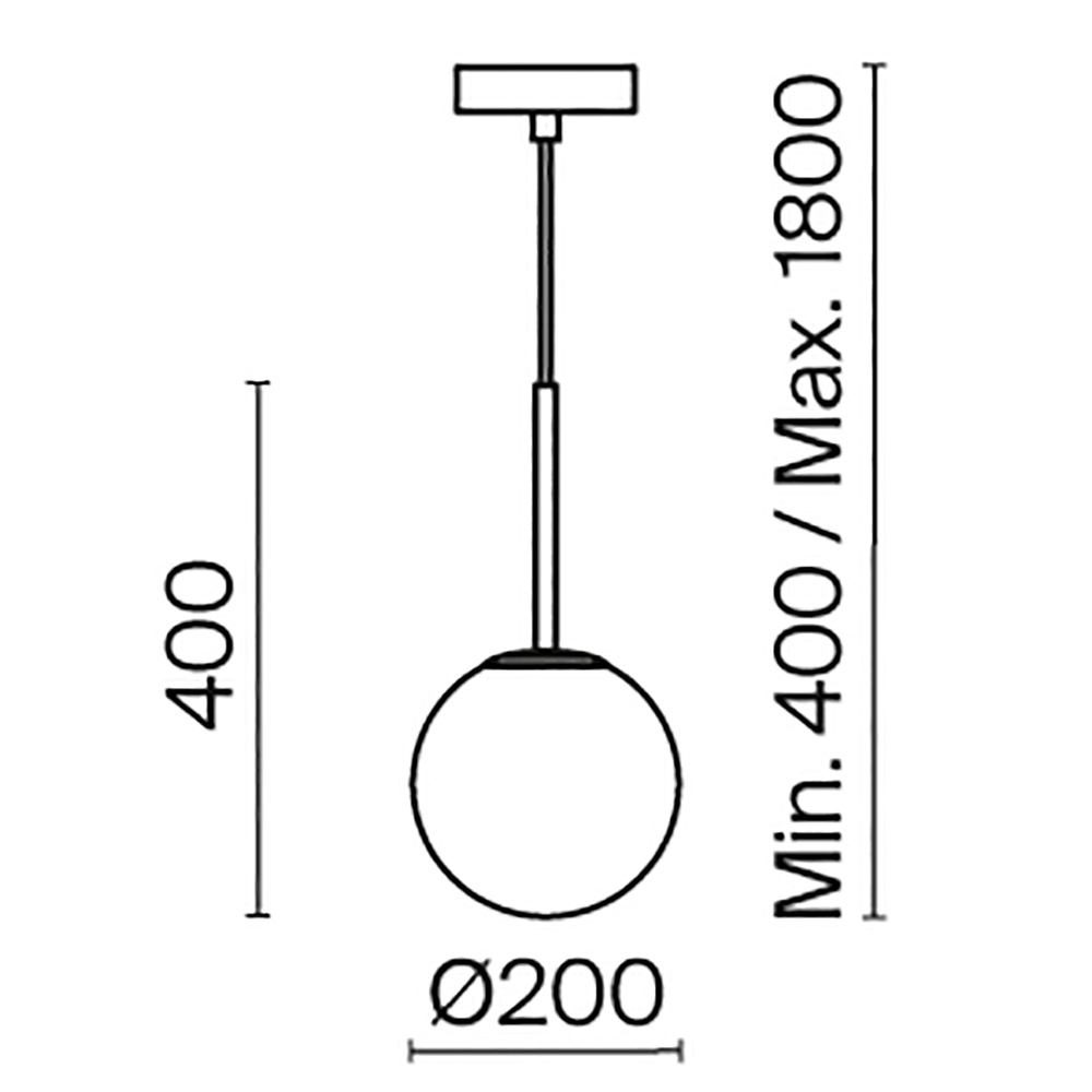 Подвесной светильник Basic form MOD321PL-01W1