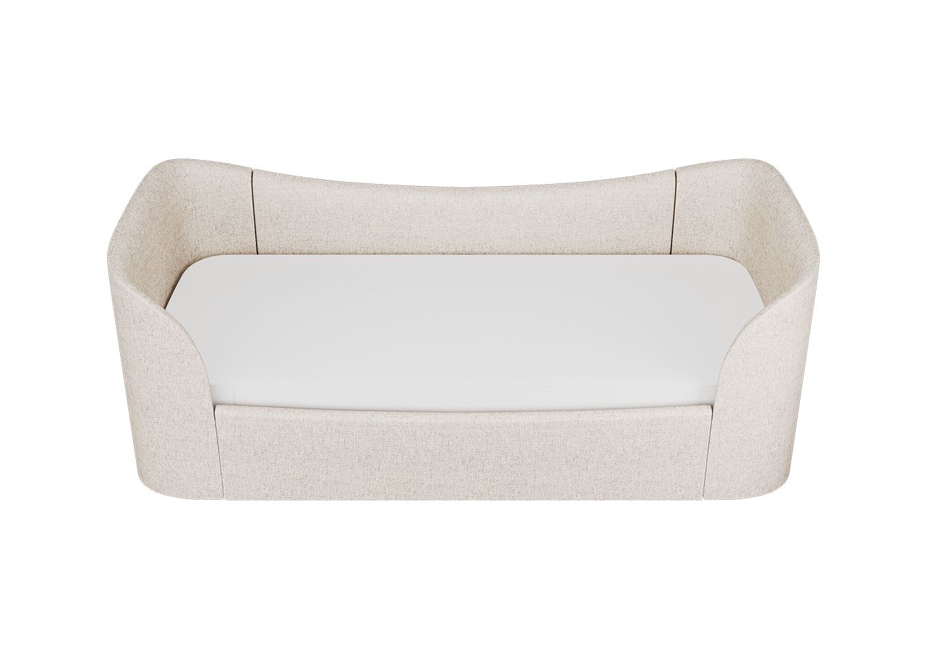 Диван-кровать KIDI Soft 90*200 см (бежевый, рогожка)