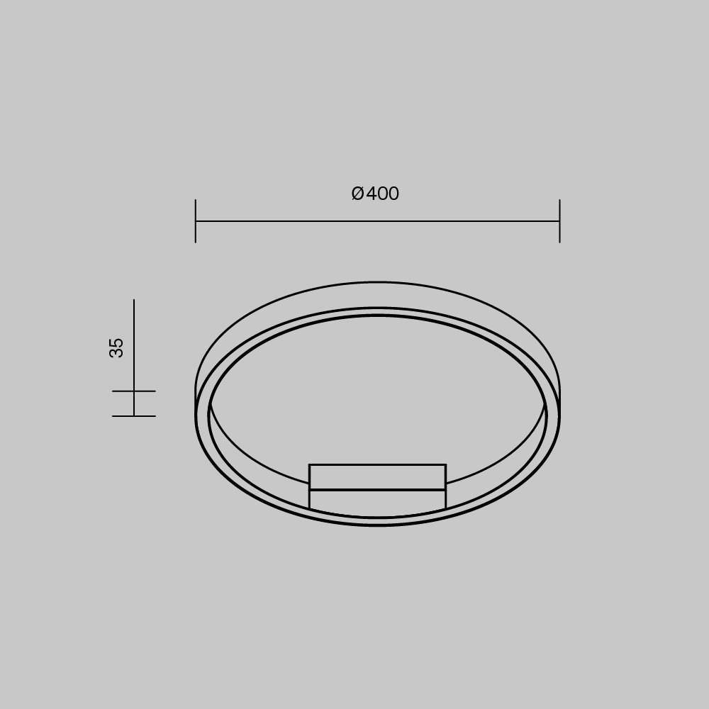 Потолочный светильник Rim MOD058CL-L25WK