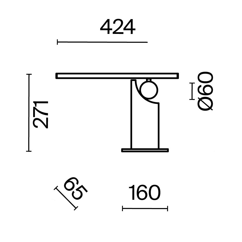 Настольный светильник Monumento MOD467TL-L9B3K