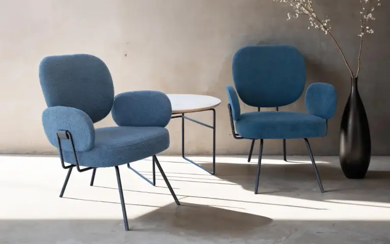 Модульная скамья FOURMI в отделке ткани Dolce 41