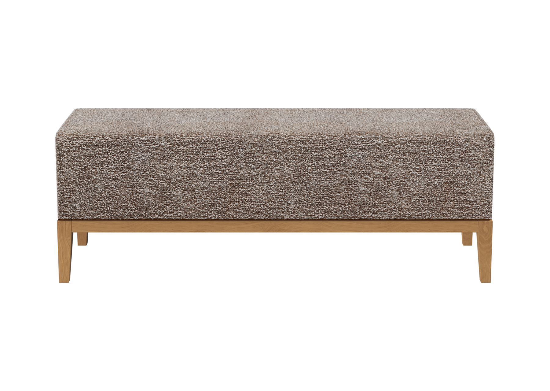 Банкетка Fjord 120 см (бежевый, букле)