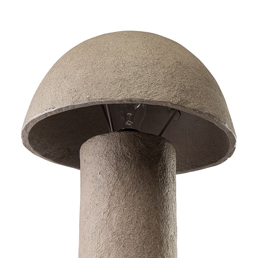 Лампа настольная texture sleek, D32x42 см, терракотовая