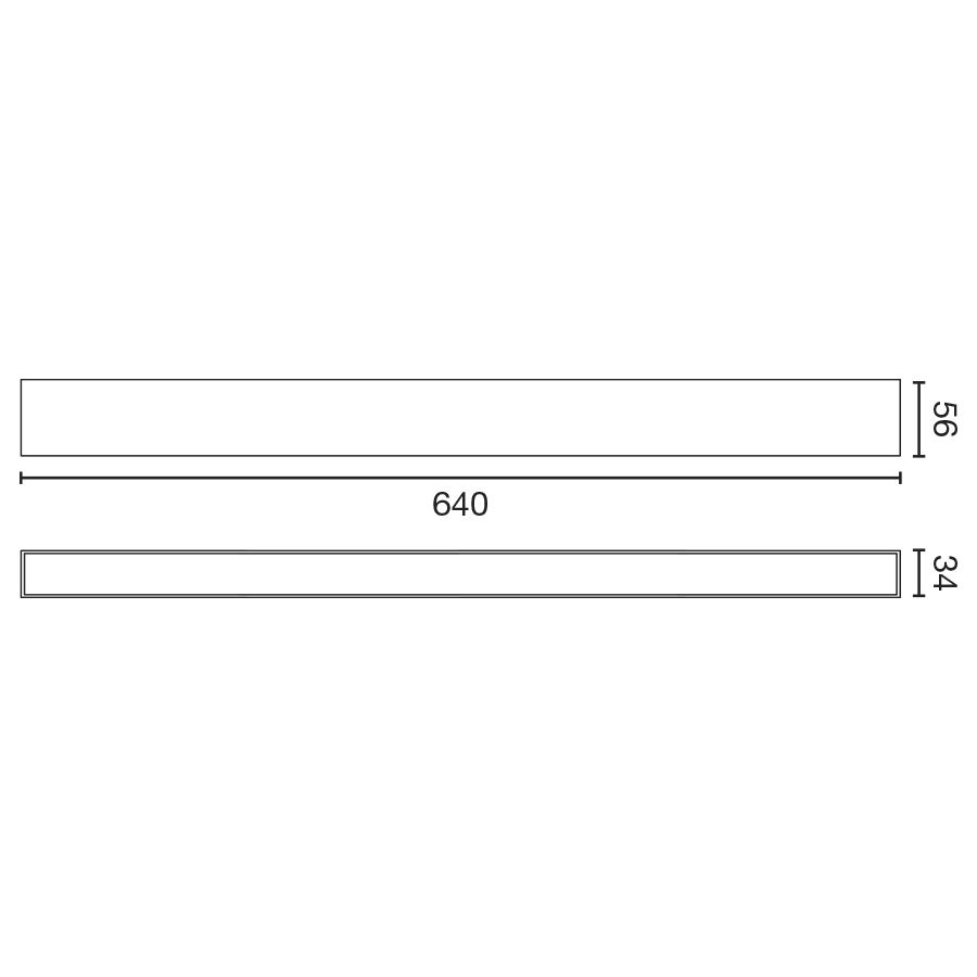 Потолочный светильник Neso Line-64 белый 3000K DALI