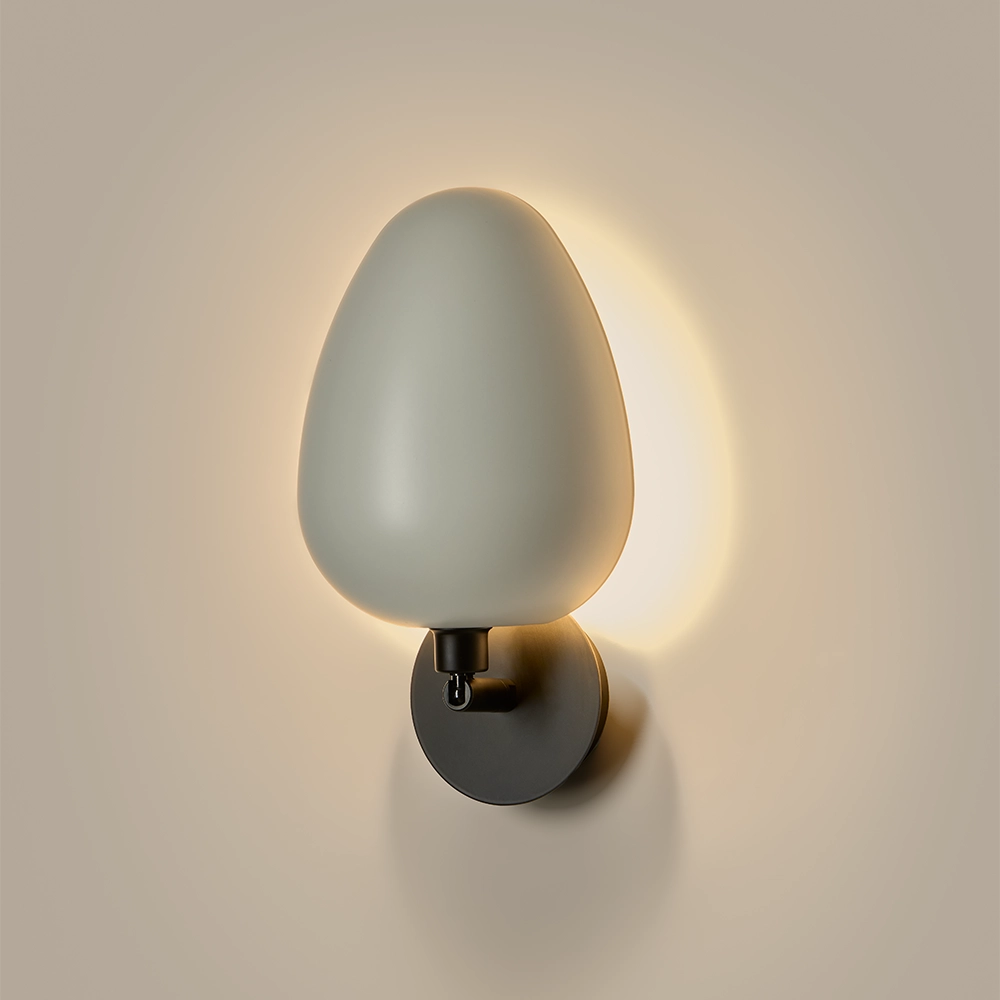 Бра Kezo Matt black / Matt white