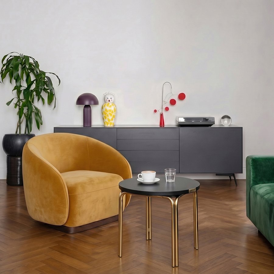 Лампа настольная texture sleek, D24х37 см, вишневая