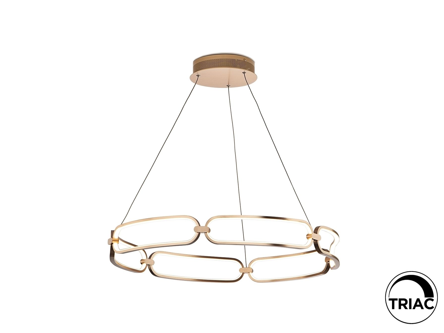 Подвесной светильник Colette Ø80 розовое золото