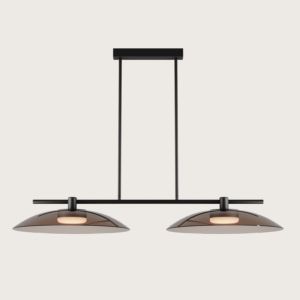 Подвесной светильник Betty C1338/2 черный металл/Greenish brown