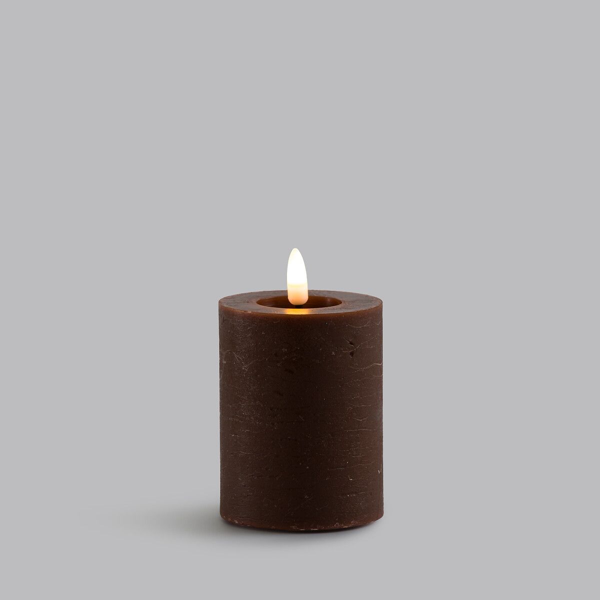 Свеча светодиодная цветная В113 см Caspar единый размер каштановый