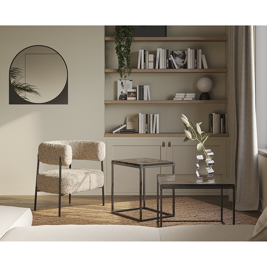 Столик журнальный mayen frosted, 50х41х53 см