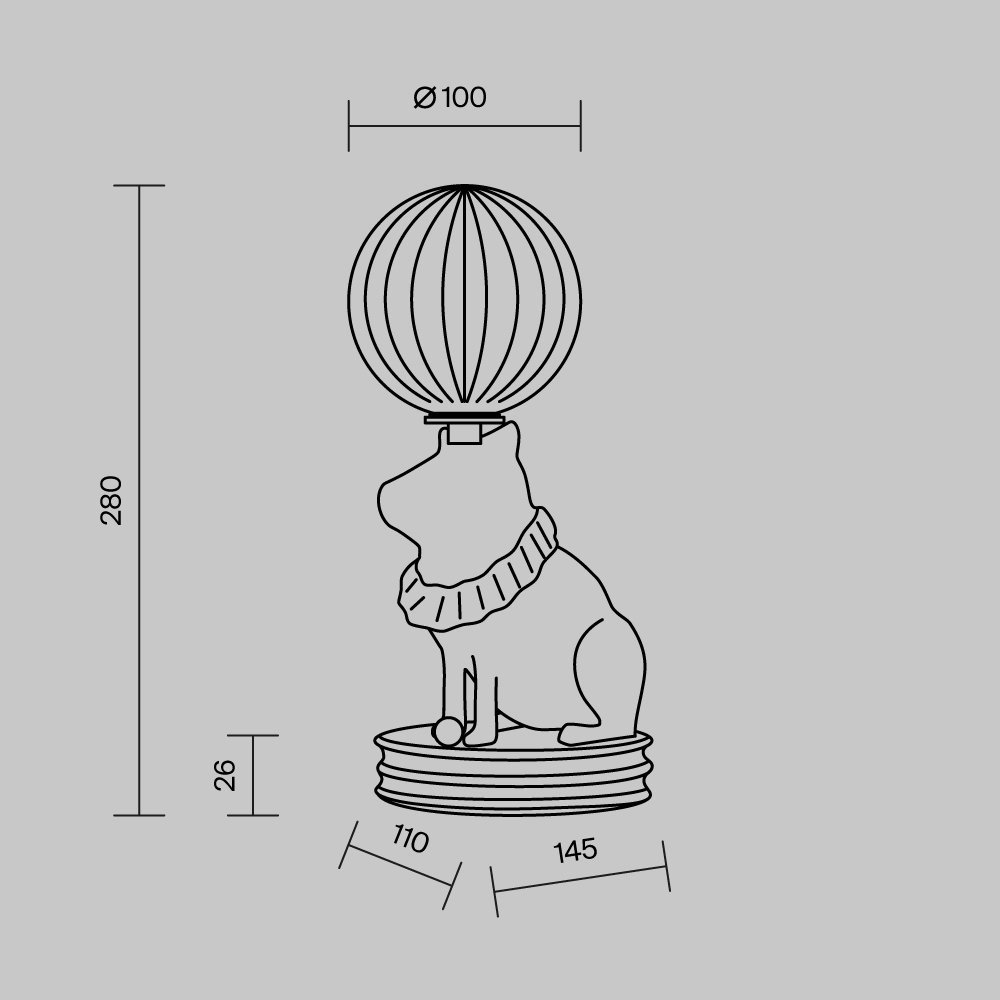 Настольный светильник Senor Capybara MOD477TL-L5W3K