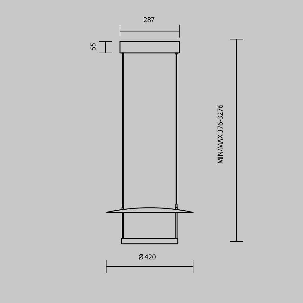 Подвесной светильник Ambience MOD280PL-L23B3K1