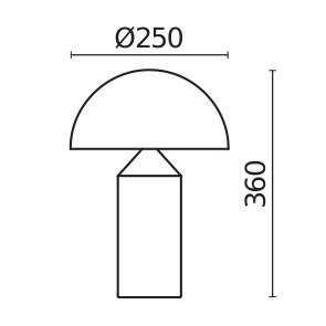 Настольный светильник Eleon FR5218TL-02CR